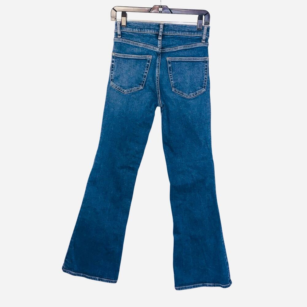 Lover + Friends Revolve River Low Rise Stretch Ultra Flare Jeans Verona 25 - Picture 10 of 12